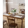 thumbnail image 2 of Juego de 8 manteles individuales Leetaltree de PVC resistente al calor, color beige y blanco, 2 of 9