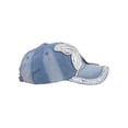 thumbnail image 4 of Top Headwear Silver Butterfly Denim Baseball Cap, 4 of 5