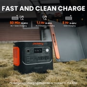 Jackery Explorer 2000 v2 and 12V Automobile Lead-acid Battery Charging Cable, 2036Wh LiFePO4 Battery, 2194W AC Output, 1 Hour Fast Charging for Emergencies, Power Outages, Camping