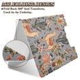 thumbnail image 2 of FORMRS A4 Clipboard Folder with Pen Holder Horizontal Foldable School Office Binder, Gray Llama Pattern, 2 of 9