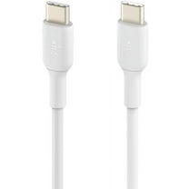 Belkin BoostCharge USB-C to USB-C Cable (1M/3.3ft) for iPhone 16, iPhone 16 Pro, Samsung Galaxy S25, S24, Pixel 9 & 8, iPad Pro, Nintendo Switch 2, Carplay & More – White