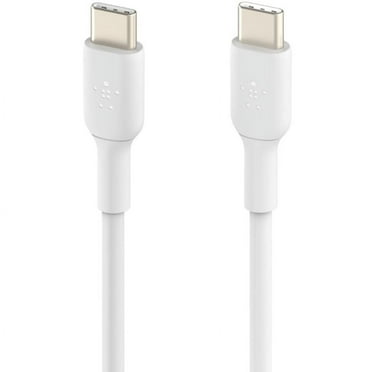 Belkin BoostCharge USB-C to USB-C Cable (1M/3.3ft) for iPhone 16, iPhone 16 Pro, Samsung Galaxy S25, S24, Pixel 9 & 8, iPad Pro, Nintendo Switch 2, Carplay & More – White