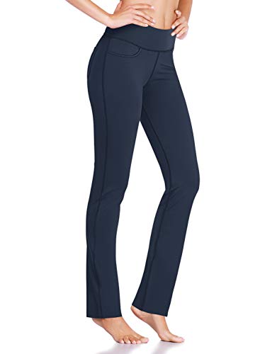 Mid-Waist Straight Leg Yoga Pants 