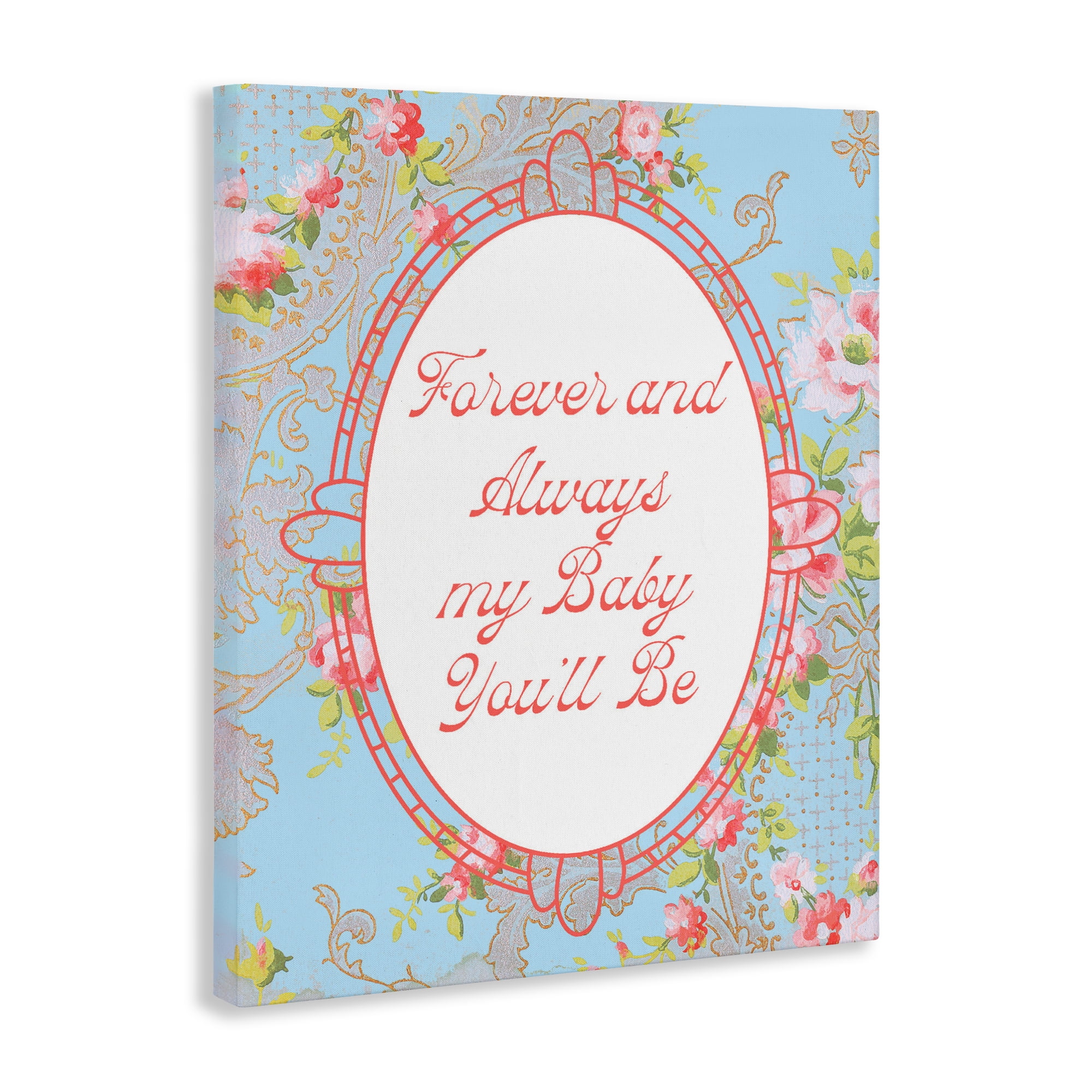 Stupell Industries Forever And Always My Baby Canvas Wall Art, design by Lil' Rue