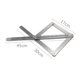 thumbnail image 3 of Transportador de acero inoxidable Cornerer multiángulo | Regla angular ajustable de aleación de aluminio | Herramienta de marcado de precisión de 10°-170° | Ideal para proyectos de madera, baldosas, 3 of 7