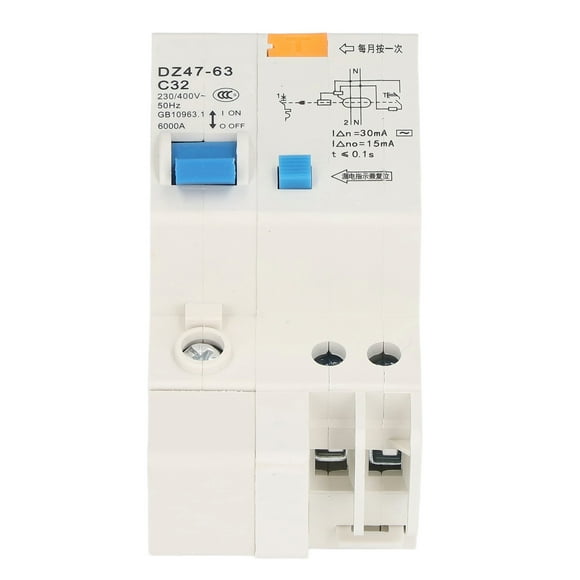 Small Circuit Breaker, Ground Fault Circuit Breaker Protect From Overload Avoid Accidents for Engineering