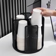 thumbnail image 4 of Coffee Cup Dispenser and Lid Holder with 360 Rotation and Stackable Design for Efficient Storage, 4 of 6