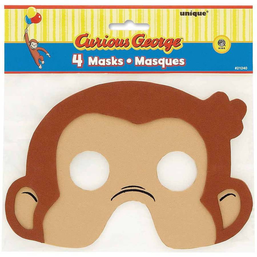 Unique Industries Curious Multicolor Foam Monkey Party Costume