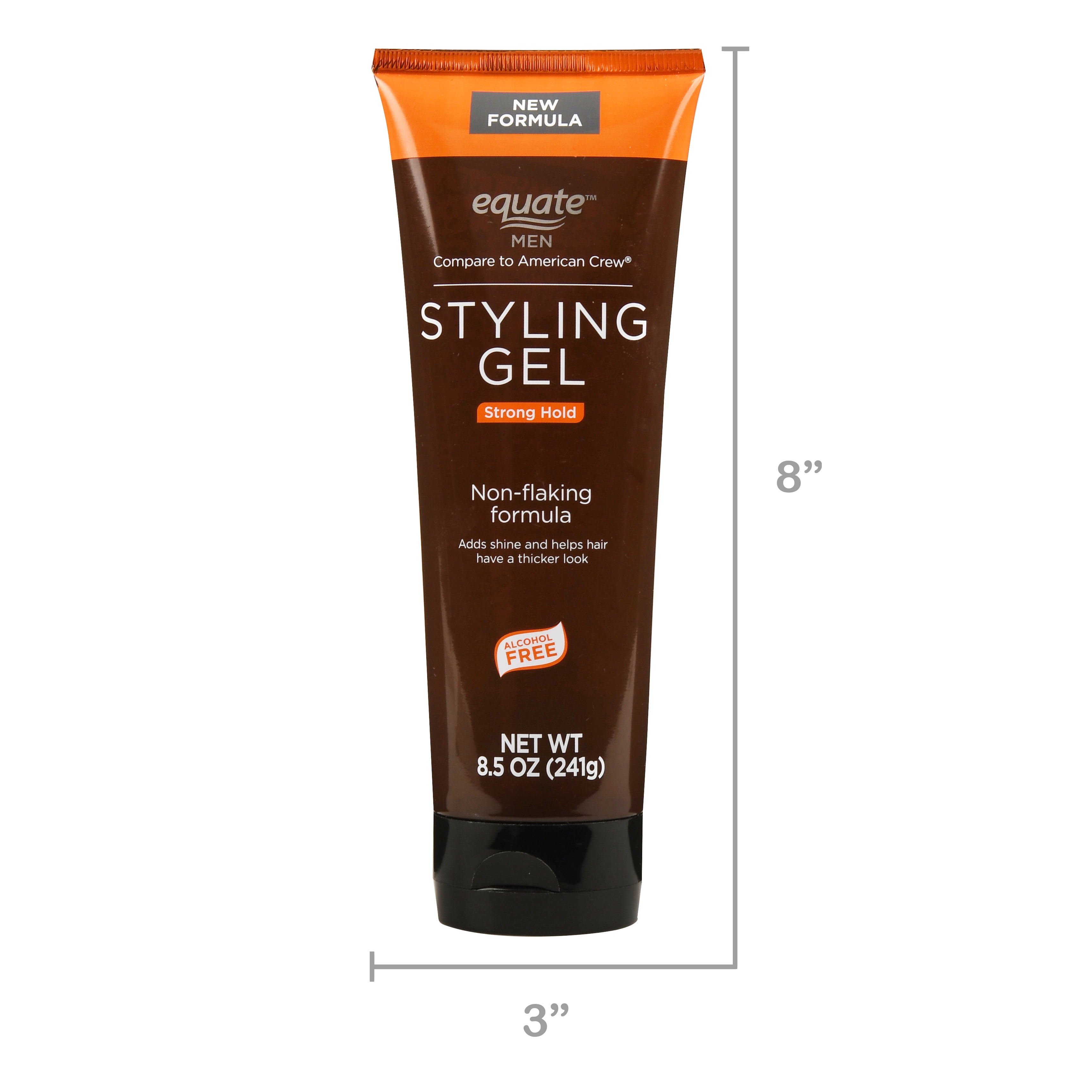 Equate Men Strong Hold Styling Gel 8 5 Oz Walmart Com