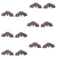 thumbnail image 4 of 12 Piezas de Plástico, Modelo de Animal Volador, Murciélago Gris, Juguetes, Regalos de Cumpleaños para , Decoración para hogar Yotijar Figuras de animales, 4 of 8