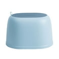 thumbnail image 1 of Injueey Cómodo y práctico taburete antideslizante para baño Bellamente diseñado Fácil de apilar y fácil de recibir El óvalo es seguro Conjuntos de muebles de dormitorio bebe azul, 1 of 6