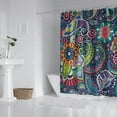 thumbnail image 2 of Vintage Tribal Shower Curtain 72x72 Inches Polyester Bohemian Style Bathroom Decor with Artistic Motifs, 2 of 5