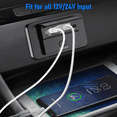 thumbnail image 4 of Chargeur Rapide Double pour Téléphone Mobile QC3.0 & PD3.0 12-24V, 4 of 8
