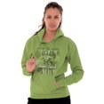 thumbnail image 4 of Rhode Island RI State Flower Souvenir Hoodie Sweatshirt Women Brisco Brands X, 4 of 9