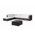 thumbnail image 1 of Velago Fresco Extended 7-Piece All-Weather Wicker Sectional Set, Charcoal, 1 of 7