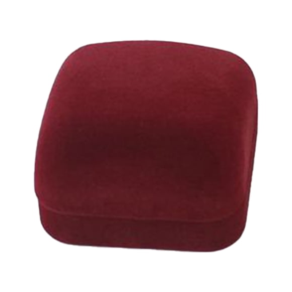 Caja de presentación de joyería de diseño Simple, Clip de manga de anillo, soporte portátil, estuche reutilizable, accesorios de contenedor Almacenamiento y organización del hogar Rojo oscuro Injueey HA075265-03