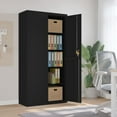thumbnail image 1 of vidaXL File Cabinet Black 90x40x180 cm Steel, 1 of 5