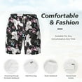 thumbnail image 6 of Picia Cute Poodle Dog pattern Mens Swim Trunks with Compression Liner Stretch Beach Shorts Quick Dry with Zipper Pockets No-Chafing Board Shorts-Large, 6 of 9