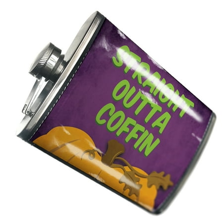 

NEONBLOND Flask Straight Outta Coffin Halloween Pumpkin Top