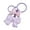 A, variant on Pastels Acrylic Bowknot Keychain Jewelry Grade Craftsmanship Trendy Bag Decoration Gift For Teens Adults