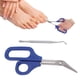 thumbnail image 3 of Tijeras Para Uñas De Los Pies De Largo, Cortaúñas Ergonómicas Con Lima De Uñas Encarnadas, Para Ancianos, Mujeres Embarazadas, Para Salón De Viaje En Casa, 3 of 7