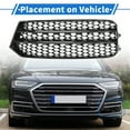 thumbnail image 3 of 1 pieza de parrilla de luz antiniebla delantera izquierda para Audi A1 2015-2018 No. 8XA807681B ABS en forma de panal negro, 3 of 7