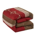 thumbnail image 3 of ESCA J22283VK Jiera Bedding Comforter Set, Burgundy - 7 Piece - King Size, 3 of 5