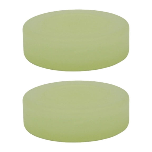 yotijay 2 Pieces Ice Hockey Puck Glow in Dark Street Hockey Balls Practicing and Classic