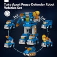 thumbnail image 2 of Take Apart Robot Toy Vehicle Set 5 en 1 Juguetes de construcción para niños de 5 años Jugu hahaland hahaland, 2 of 8