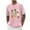 Pink, variant on Blmnix Oversized T Shirt Men Big And Tall Shirts Hawaiian Shirt Pullover Undershirt Short Sleeve Brown Crew Neck Graphic Tees Mens Work Shirts,M