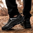 thumbnail image 6 of YOURDIARY Mens Hiking Shoes Lightweight Breathable Outdoor Trekking Boots with Non‑Slip Traction Sole for Trails Camping Walking, 6 of 8