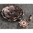 thumbnail image 4 of Quemador de aleación de cobre, conos, incensario, loto Lotus Purple, 4 of 9