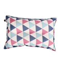 thumbnail image 3 of Automatic Inflatable Pillow High Elasticity Compression Foam Ethnic Style Causal Blow Up Camping Pillow for Outdoor Red, Blue and White Print,InflatableCampingPillow,BlowUpCampingPillow, 3 of 5
