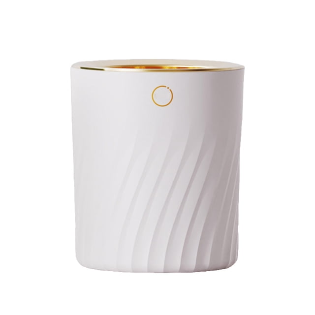 Cubo de basura Decoración de escritorio Cubo de basura Tocador Hogar Estudiante Papelería Almacenamiento de artículos diversos Organizador de Almacenamiento y organización del hogar Blanco Billuyoard HA063507-03