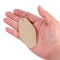 thumbnail image 4 of Unique Bargains Vintage Motel Keychain Blank Hotel Keychains Rhombus Retro Key Tag, Khaki, 16 Pack, 4 of 7