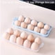 thumbnail image 5 of Caja de almacenamiento de huevos de 10 rejillas, caja de protección de huevos para refrigerador, contenedor portátil para transportar huevos para acampar y picnic (2 piezas), 5 of 6