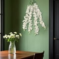 thumbnail image 1 of Boreal Craft 4 Pronged Wall Hanging Wedding Ceiling Flower Arrangement Indoor Rattan Flower Decoration Decorative Silk Flower C Wedding Flower Wall Wedding Head Table Decorations Winter Flowers Mini, 1 of 4