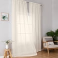 thumbnail image 2 of Juego de 2 paneles Sheer Curtains OWENIE Cream, 213 cm de largo, 2 of 7