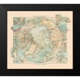 thumbnail image 2 of Perthes 13x12 Black Modern Framed Museum Art Print Titled - Arctic Ocean - Perthes 1914, 2 of 5