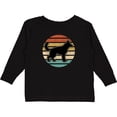 thumbnail image 3 of Inktastic German Shepherd Silhouette Vintage Retro Boys or Girls Long Sleeve Toddler T-Shirt, 3 of 5