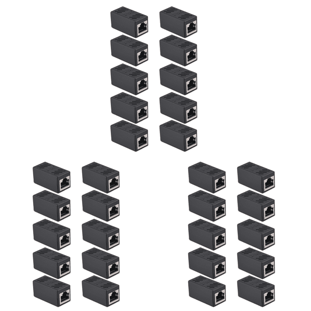 Likrtyny 10 Uds Conector RJ45 A Extensor Internet Red Jack 8 Núcleos