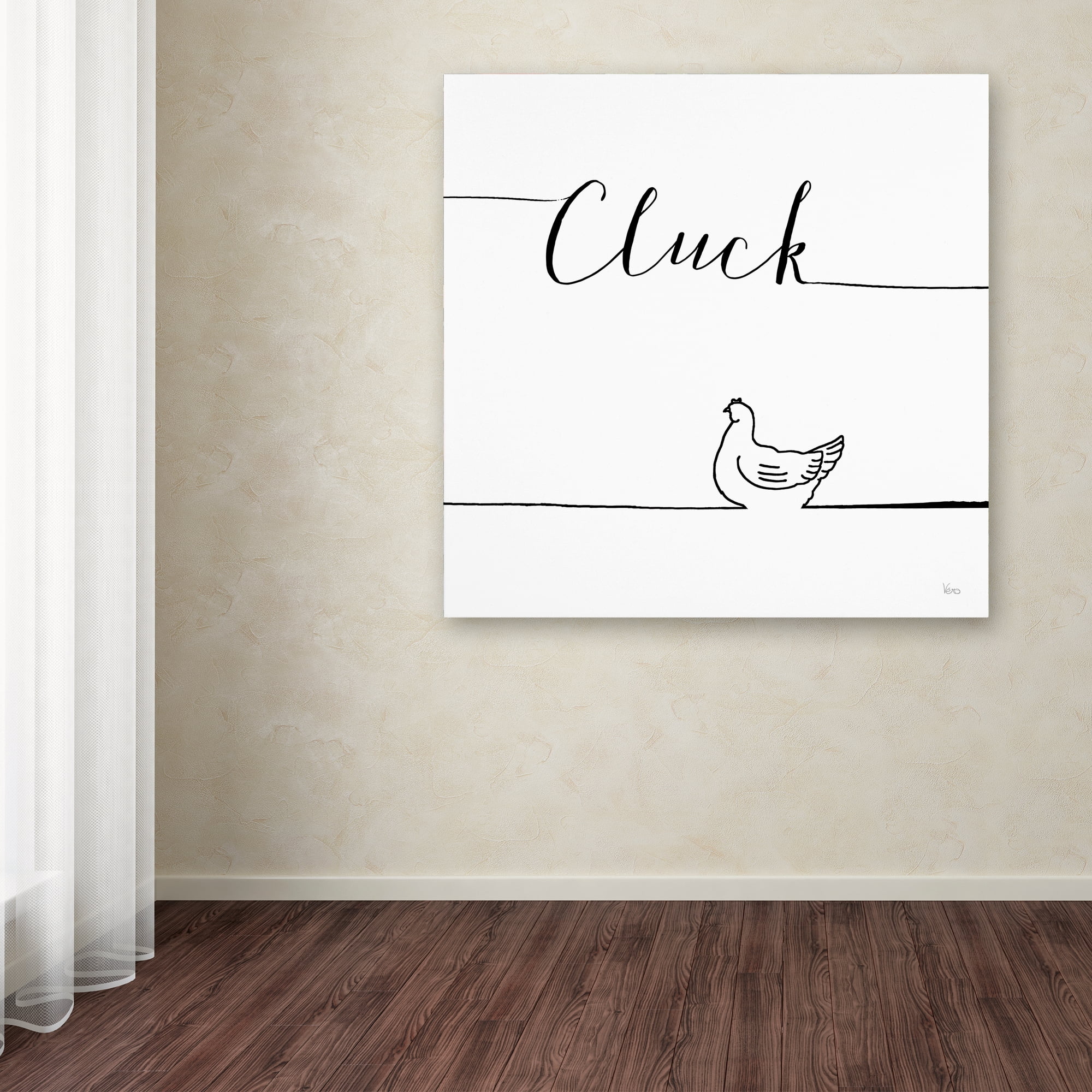 Trademark Fine Art 'Underlined Farm VIII' Canvas Art by Veronique Charron