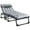 Gray Blue Pad, variant on NAIZEA Portable Camping Cot, 5-Position Adjustable Folding Bed, Lounge Chair with Mattress and Pillow, Blue