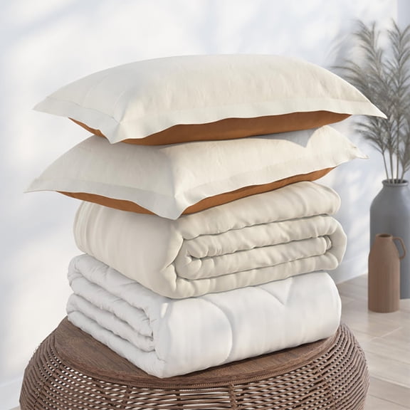 Purecare Duvet Ivory Clay Cover and Cooling In King / Cal King: 110" x 98"