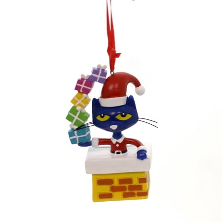 Holiday Ornaments PETE THE CAT SAVES CHRISTMAS Santa Presents James Dean