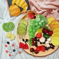 thumbnail image 3 of 77pcs Simulation Bread Fake Dried Fruits Lifelike Transparent Ice Cube Artificial Strawberries Blueberries Grape Foam Mini Fruit Plastic Orange Watermelon Lemon Berry Slice, 3 of 3