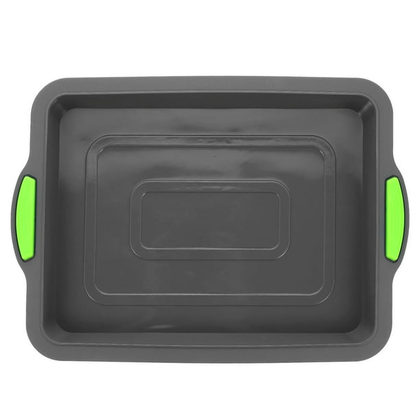 EeaseMX Molde de pastel reutilizable molde de pastel de gran capacidad Pan para hornear cocina de chocolate molde de brownie