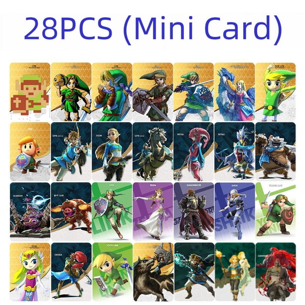 New Multiple Zelda Amiibos Cards Apply to the Legend of Zelda