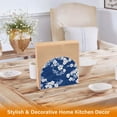 thumbnail image 6 of Yayeee Napkin Holder for Table Kitchen Paper Tissue Organization, Floral Ocean Waves, 6 of 8