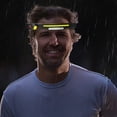 thumbnail image 3 of Linterna frontal LED, diadema ajustable, impermeable, para exteriores, para correr, acampar y hacer senderismo., 3 of 5